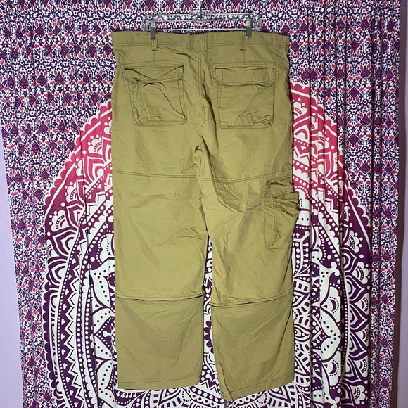 Bugle Boy Pants Vintage 9s Bugle Boy Cargo Convertible Pants Tan Size 42x32 Poshmark